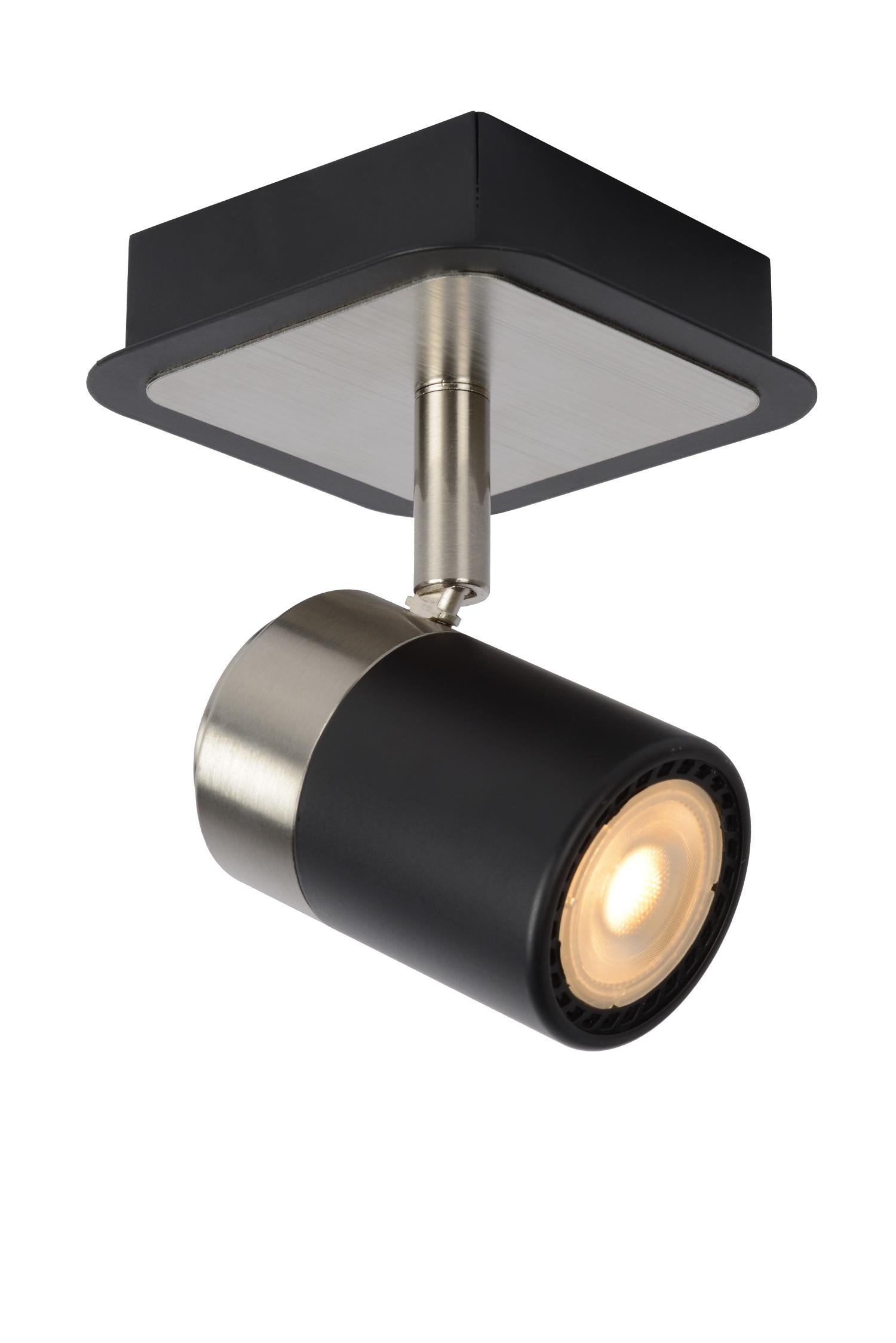 LENNERT - Spot plafonnier - LED Var. - GU10 - 1x5W 3000K - Noir