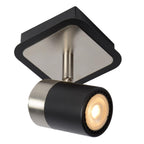 LENNERT - Spot plafonnier - LED Var. - GU10 - 1x5W 3000K - Noir