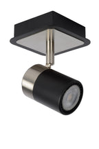 LENNERT - Spot plafonnier - LED Var. - GU10 - 1x5W 3000K - Noir