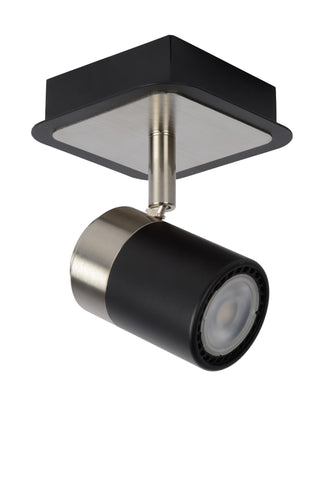 LENNERT - Spot plafonnier - LED Var. - GU10 - 1x5W 3000K - Noir