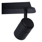 LENNERT - Plafondspot Badkamer - LED Dimb. - GU10 - 3x5W 3000K - IP44 - Zwart