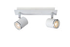 RILOU - Spot plafonnier - LED Var. - GU10 - 2x5W 3000K - Blanc