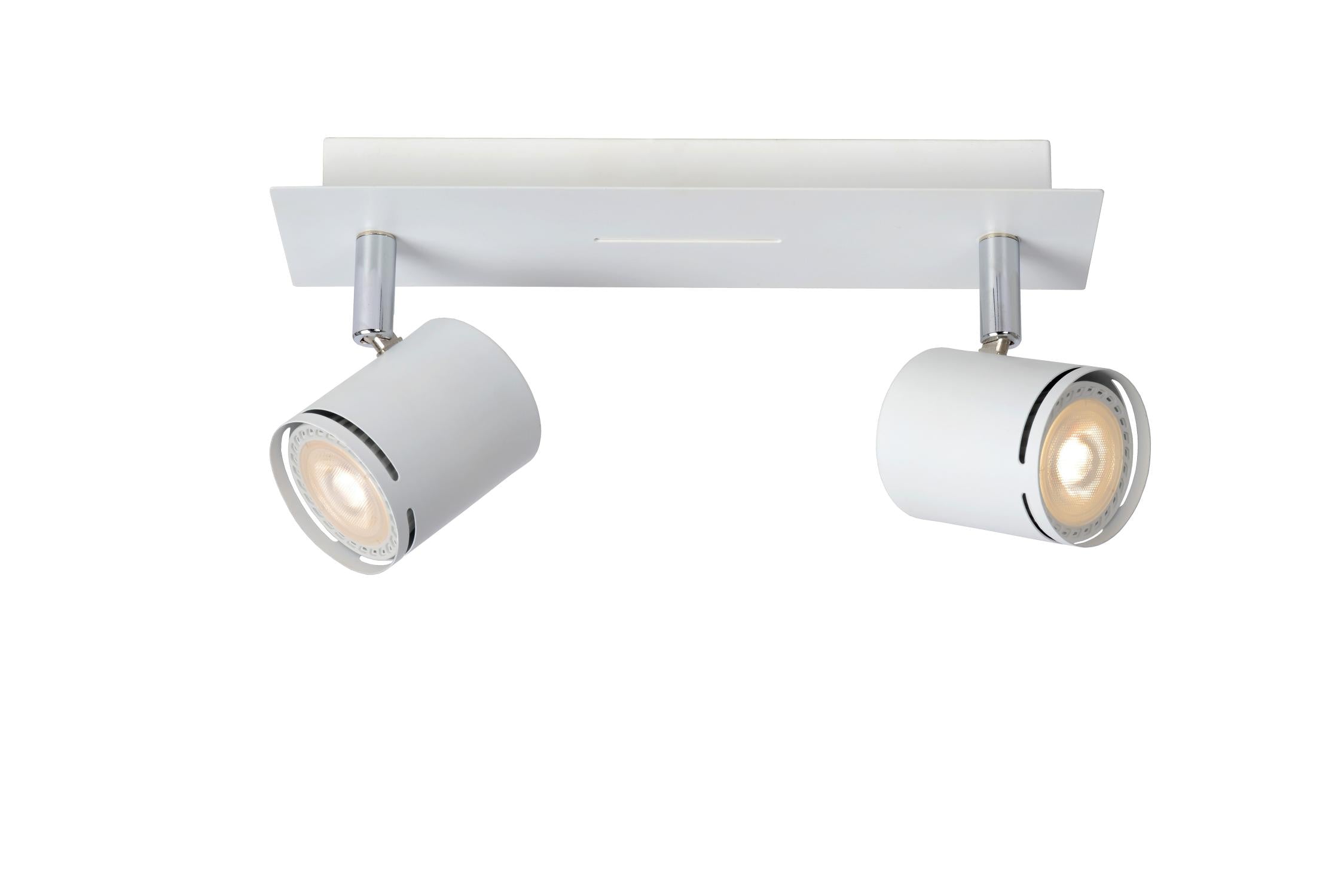 RILOU - Spot plafonnier - LED Var. - GU10 - 2x5W 3000K - Blanc