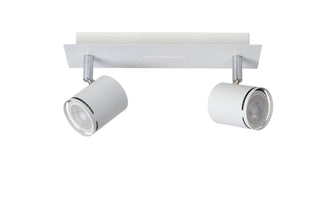 RILOU - Spot plafonnier - LED Var. - GU10 - 2x5W 3000K - Blanc