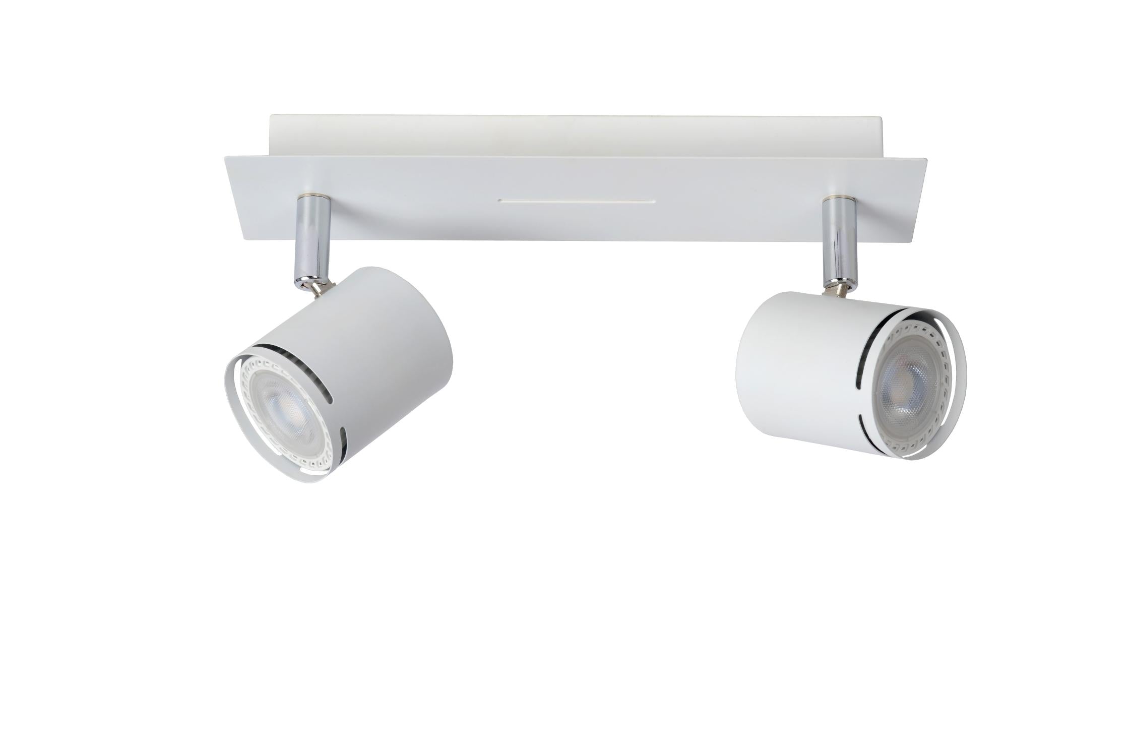RILOU - Spot plafonnier - LED Var. - GU10 - 2x5W 3000K - Blanc