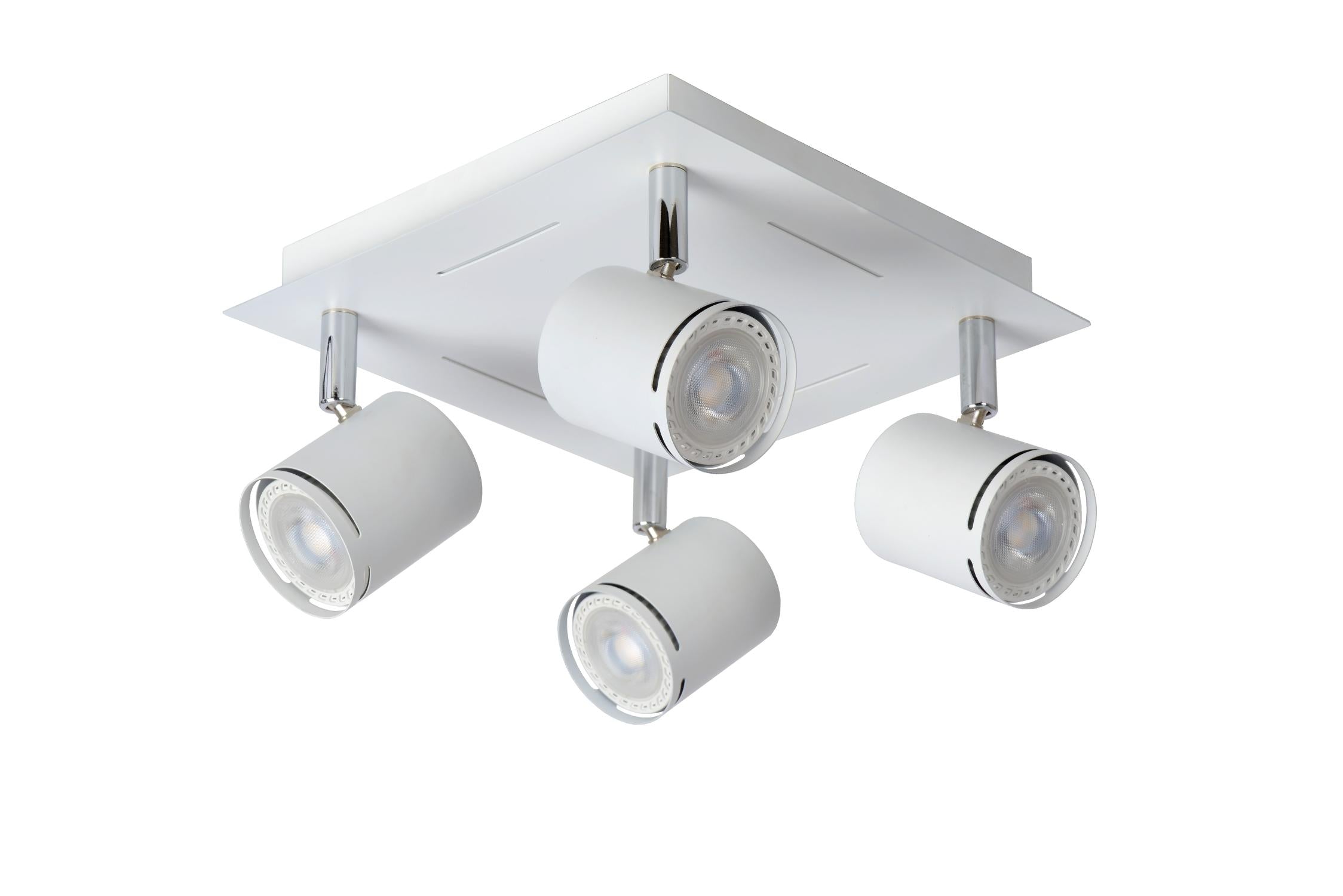 RILOU - Spot plafonnier - LED Var. - GU10 - 4x5W 3000K - Blanc