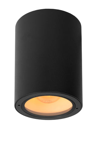 VOLANTIS - Spot plafonnier Intérieur/Extérieur - Ø 10,8 cm - 1xE27 - IP54 - Noir