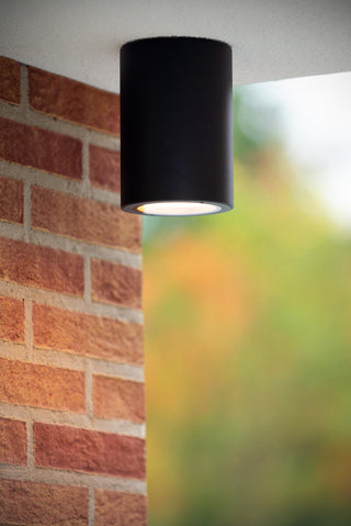 VOLANTIS - Spot plafonnier Intérieur/Extérieur - Ø 10,8 cm - 1xE27 - IP54 - Noir