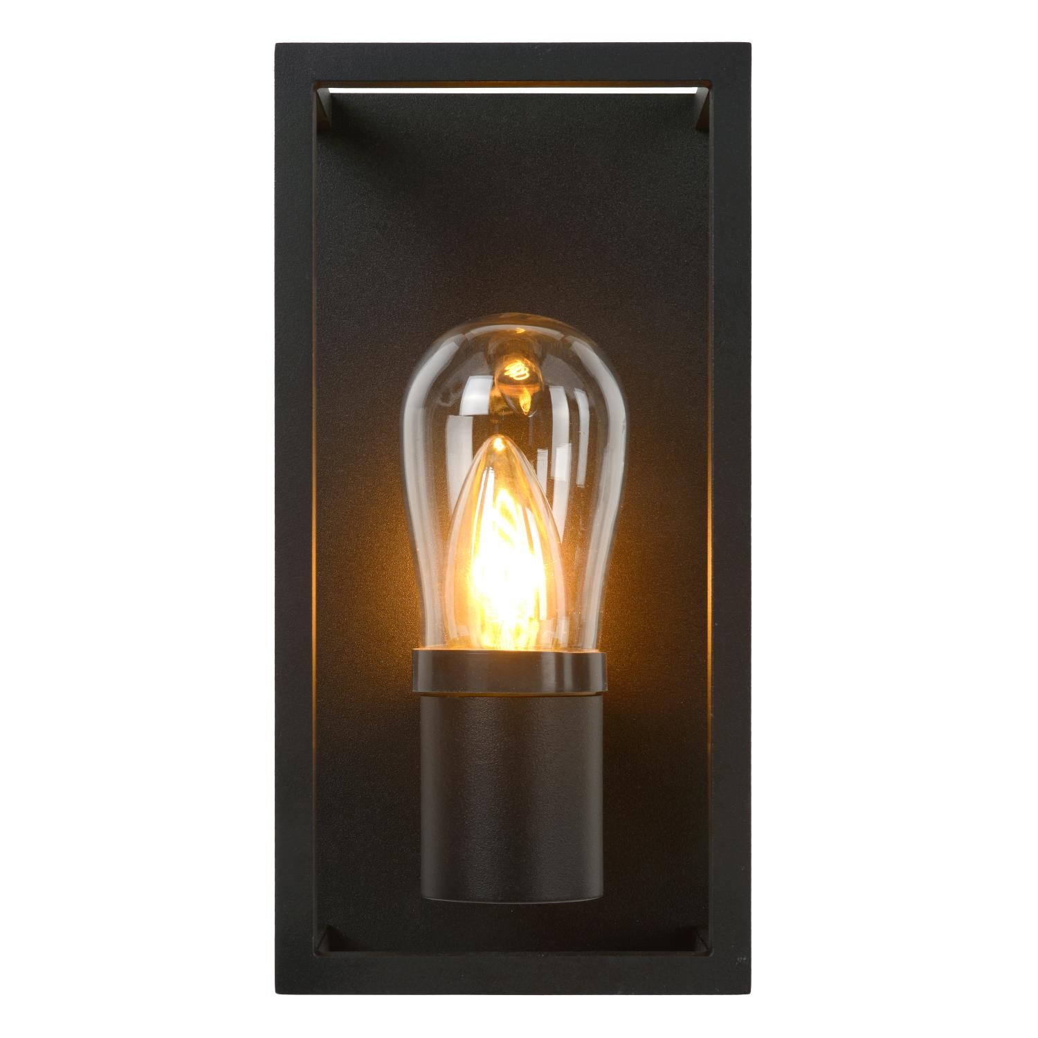 CARLYN - Wandlamp Badkamer - 1xE14 - IP54 - Zwart