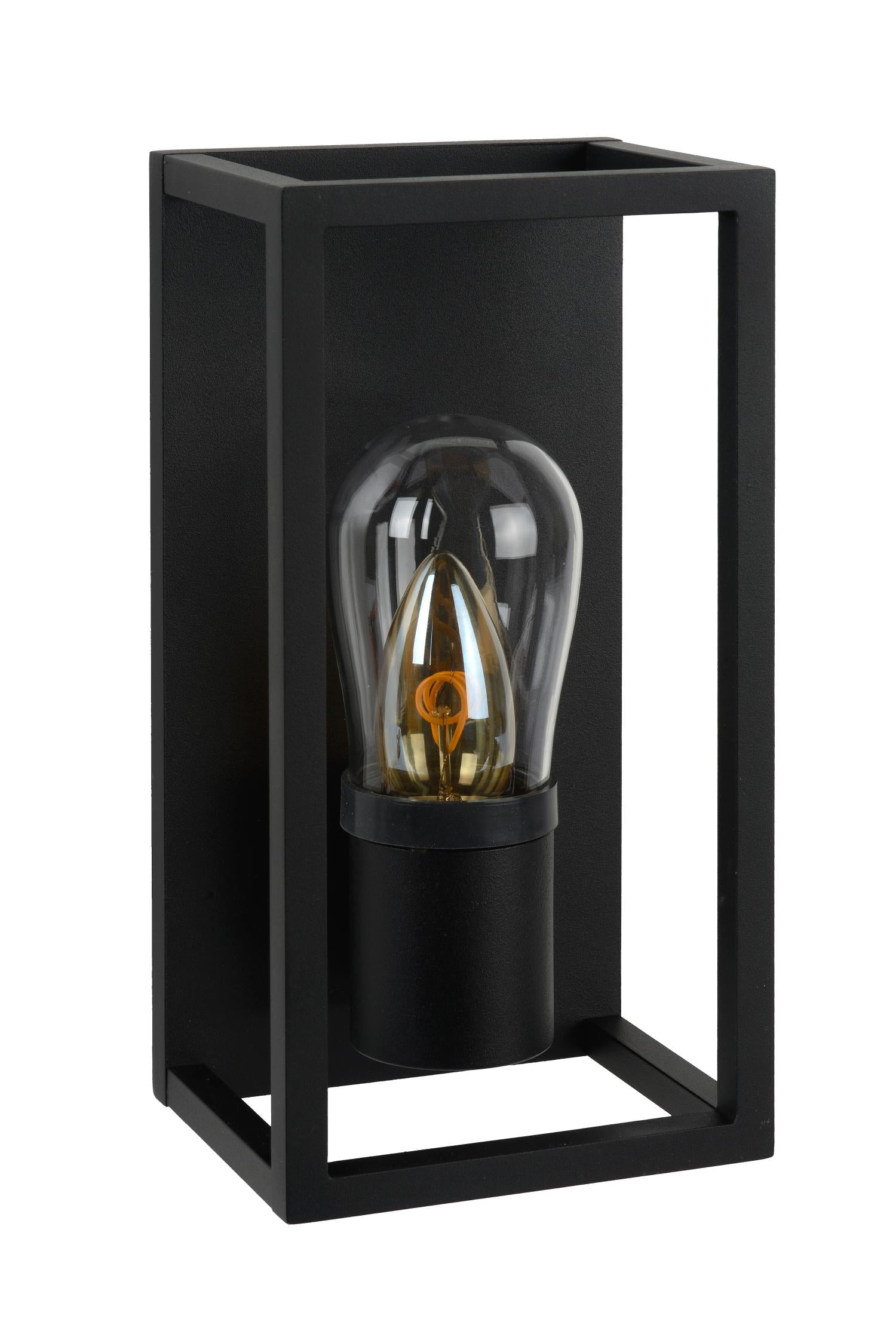 CARLYN - Wandlamp Badkamer - 1xE14 - IP54 - Zwart
