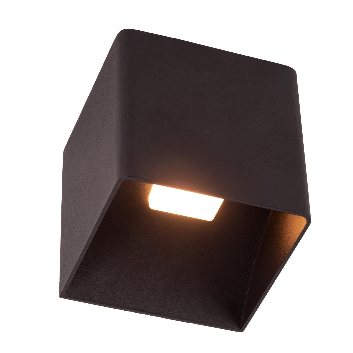 VERTIGO - Oplaadbare Wandlamp Binnen/Buiten - Accu/Batterij - LED Dimb. - 1x6W 2700K - IP54 - Bewegingssensor - Magnetisch - Zwart