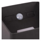 VERTIGO - Oplaadbare Wandlamp Binnen/Buiten - Accu/Batterij - LED Dimb. - 1x6W 2700K - IP54 - Bewegingssensor - Magnetisch - Zwart