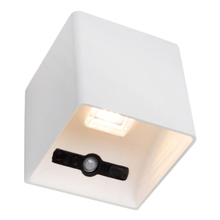 VERTIGO - Rechargeable wall light Indoor/Outdoor - Battery - LED Dimmable - 1x6W 2700K - IP54 - Motion sensor - Magnetic - White