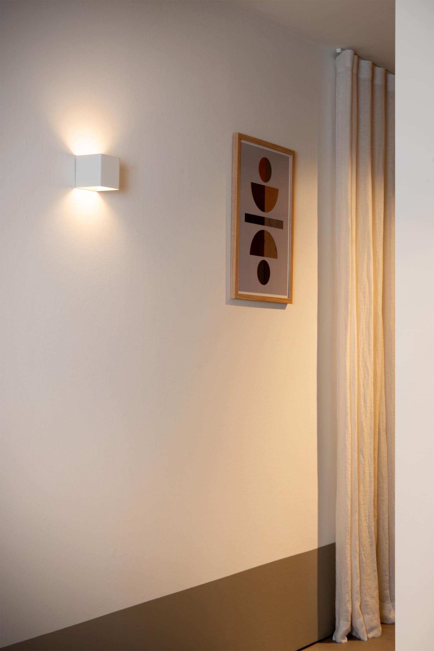 VERTIGO - Oplaadbare Wandlamp Binnen/Buiten - Accu/Batterij - LED Dimb. - 1x6W 2700K - IP54 - Bewegingssensor - Magnetisch - Wit