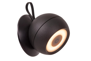 LUNEX - Rechargeable wall light Indoor/Outdoor - Battery - LED Dimmable - 1x2W 3000K - IP54 - Magnetic - Black