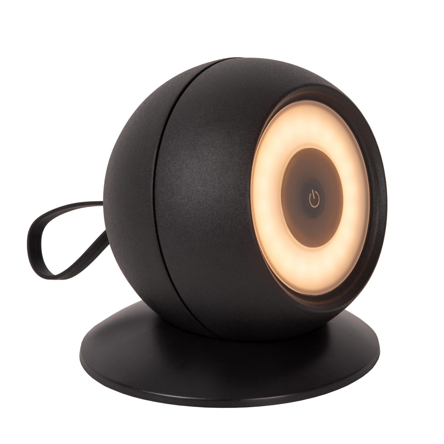 LUNEX - Applique murale rechargeable Intérieur/Extérieur - Batterie/Pile - LED Var. - 1x2W 3000K - IP54 - Magnétique - Noir