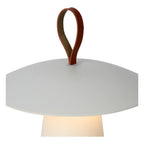 LA DONNA - Lampe de table rechargeable Intérieur/Extérieur - Batterie/Pile - Ø 19,7 cm - LED 3 StepDim - 1x2W 2700K - IP54 - Blanc