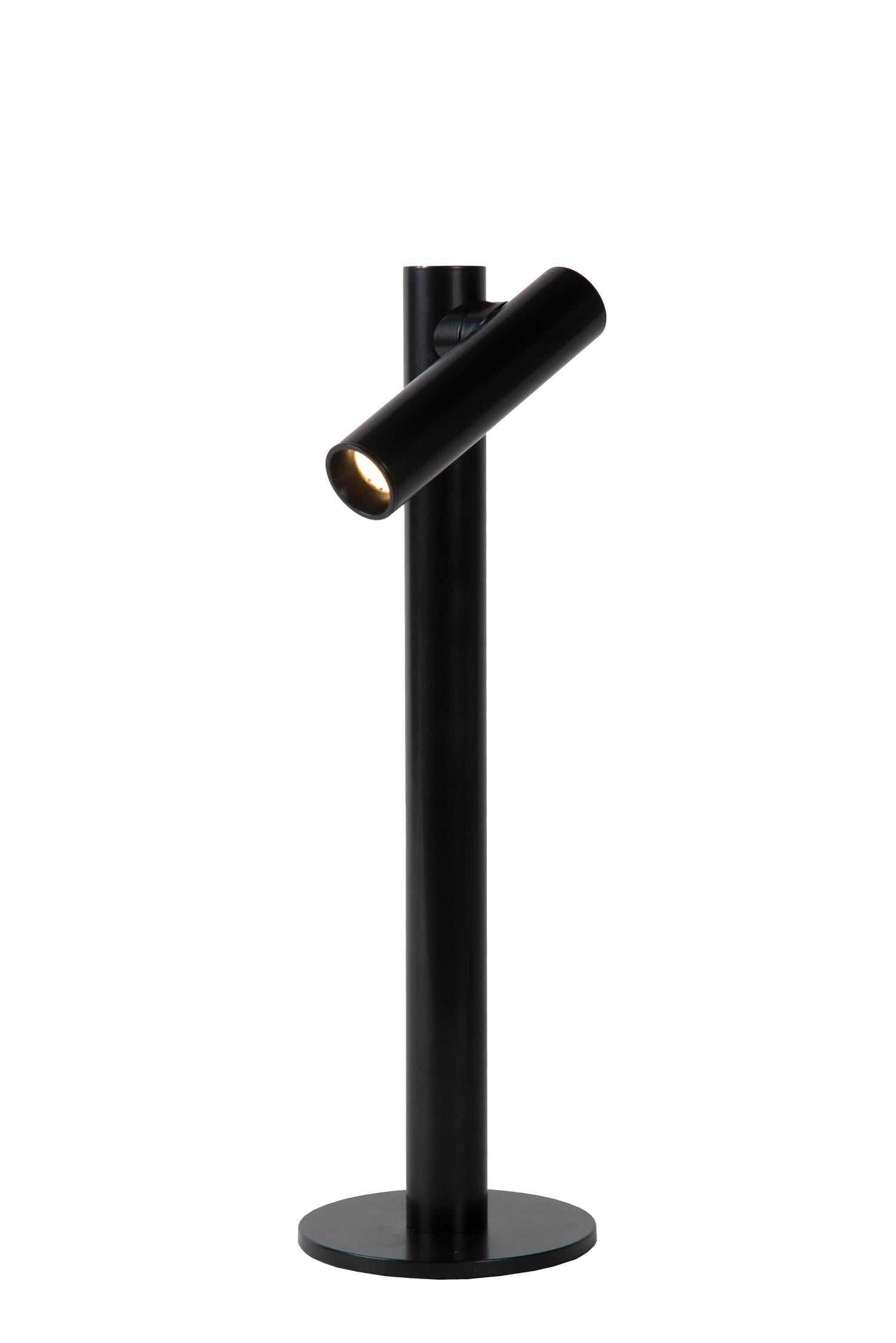 ANTRIM - Lampe de bureau rechargeable Intérieur/Extérieur - Batterie/Pile - LED Var. - 1x2,2W 2700K - IP54 - Avec station de charge sans fil - Noir
