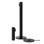 ANTRIM - Oplaadbare Bureaulamp Binnen/Buiten - Accu/Batterij - LED Dimb. - 1x2,2W 2700K - IP54 - Met draadloos oplaadstation - Zwart