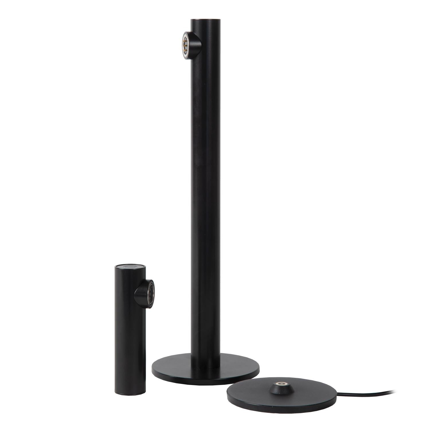 ANTRIM - Lampe de bureau rechargeable Intérieur/Extérieur - Batterie/Pile - LED Var. - 1x2,2W 2700K - IP54 - Avec station de charge sans fil - Noir