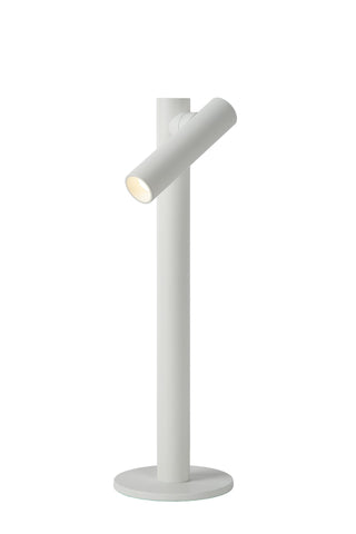 ANTRIM - Lampe de bureau rechargeable Intérieur/Extérieur - Batterie/Pile - LED Var. - 1x2,2W 2700K - IP54 - Avec station de charge sans fil - Blanc