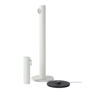ANTRIM - Lampe de bureau rechargeable Intérieur/Extérieur - Batterie/Pile - LED Var. - 1x2,2W 2700K - IP54 - Avec station de charge sans fil - Blanc