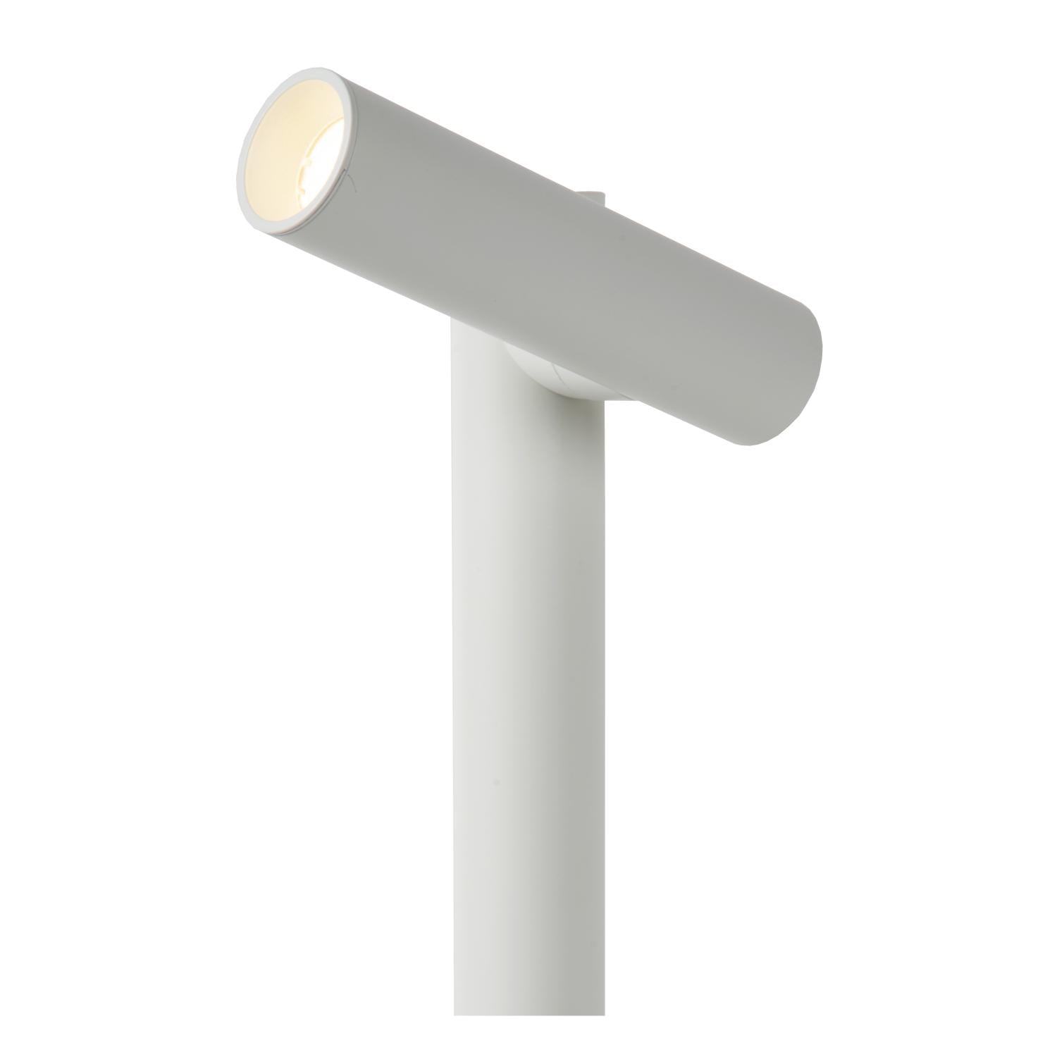 ANTRIM - Lampe de bureau rechargeable Intérieur/Extérieur - Batterie/Pile - LED Var. - 1x2,2W 2700K - IP54 - Avec station de charge sans fil - Blanc