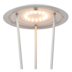 RENEE - Oplaadbare Tafellamp Binnen/Buiten - Accu/Batterij - Ø 12,3 cm - LED Dim to warm - 1x2,2W 2700K/3000K - IP54 - Met draadloos oplaadstation - Wit