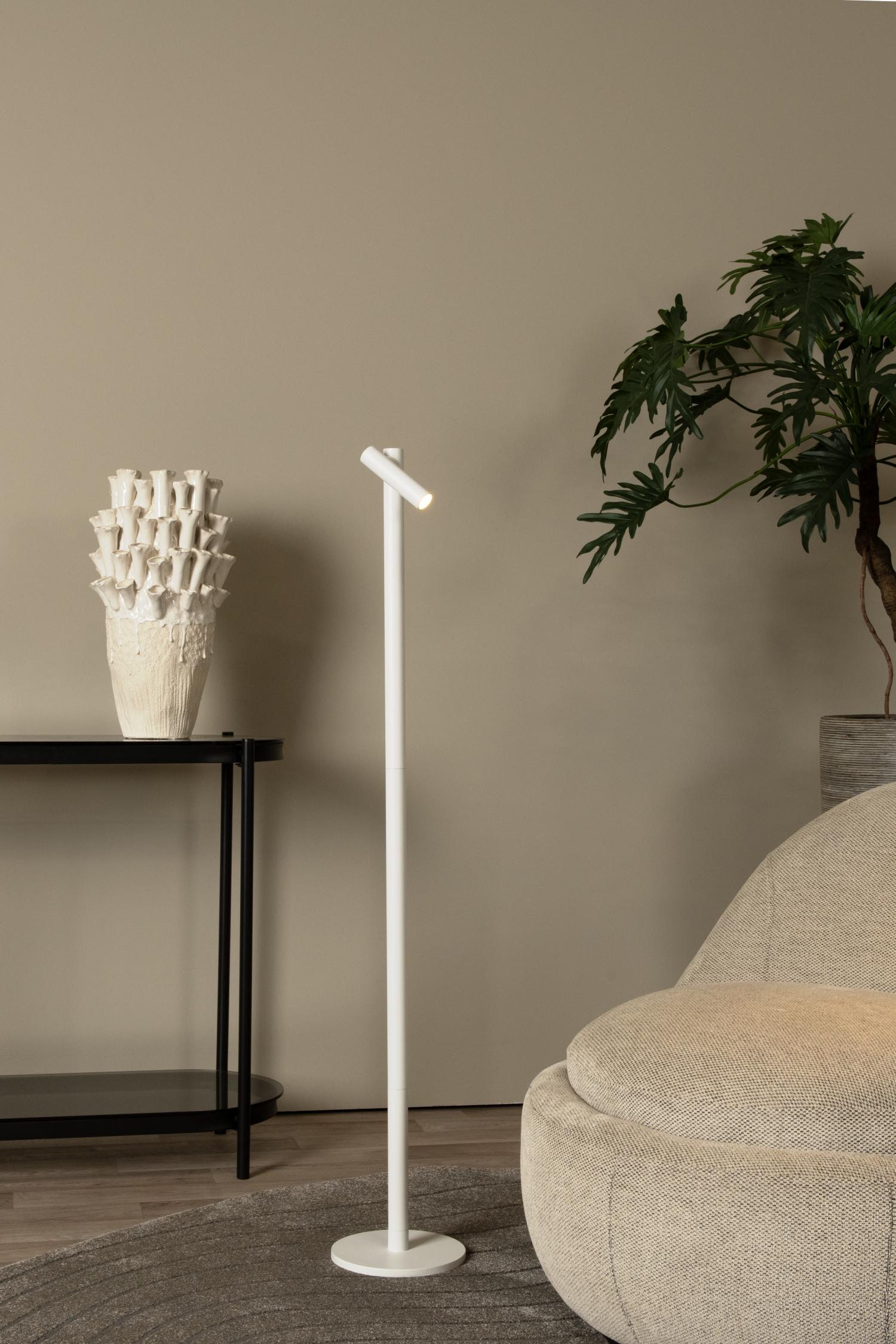 ANTRIM - Oplaadbare Leeslamp Binnen/Buiten - Accu/Batterij - LED Dimb. - 1x2,2W 2700K - IP54 - Met draadloos oplaadstation - Wit