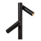 ANTRIM - Liseuse rechargeable Intérieur/Extérieur - Batterie/Pile - LED Var. - 2x2,2W 2700K - IP54 - Avec station de charge sans fil - Noir