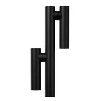 ANTRIM - Liseuse rechargeable Intérieur/Extérieur - Batterie/Pile - LED Var. - 2x2,2W 2700K - IP54 - Avec station de charge sans fil - Noir
