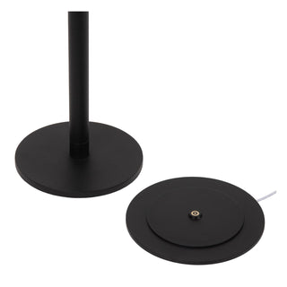ANTRIM - Liseuse rechargeable Intérieur/Extérieur - Batterie/Pile - LED Var. - 2x2,2W 2700K - IP54 - Avec station de charge sans fil - Noir