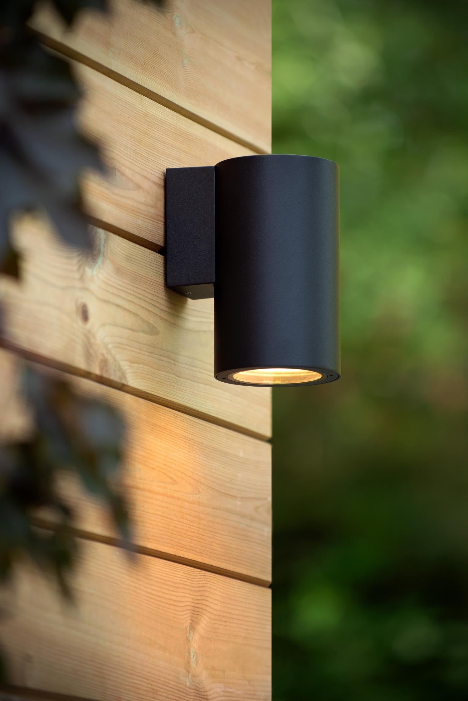 VOLANTIS - Wall spot / Wall light Indoor/Outdoor - 1xE27 - IP54 - Black