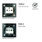 POWERPOINT - Buitenstopcontact zuil - Stopcontacten met penaarde - Type E -  FR, BE, POL, SVK & CZE norm - Ø 10 cm - IP44 ? Antraciet