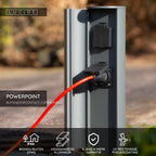 POWERPOINT - Colonne de prise extérieure - Prises avec terre latérale - Type F - EUR/RUS standaard - Ø 10 cm - IP44 ? Anthracite
