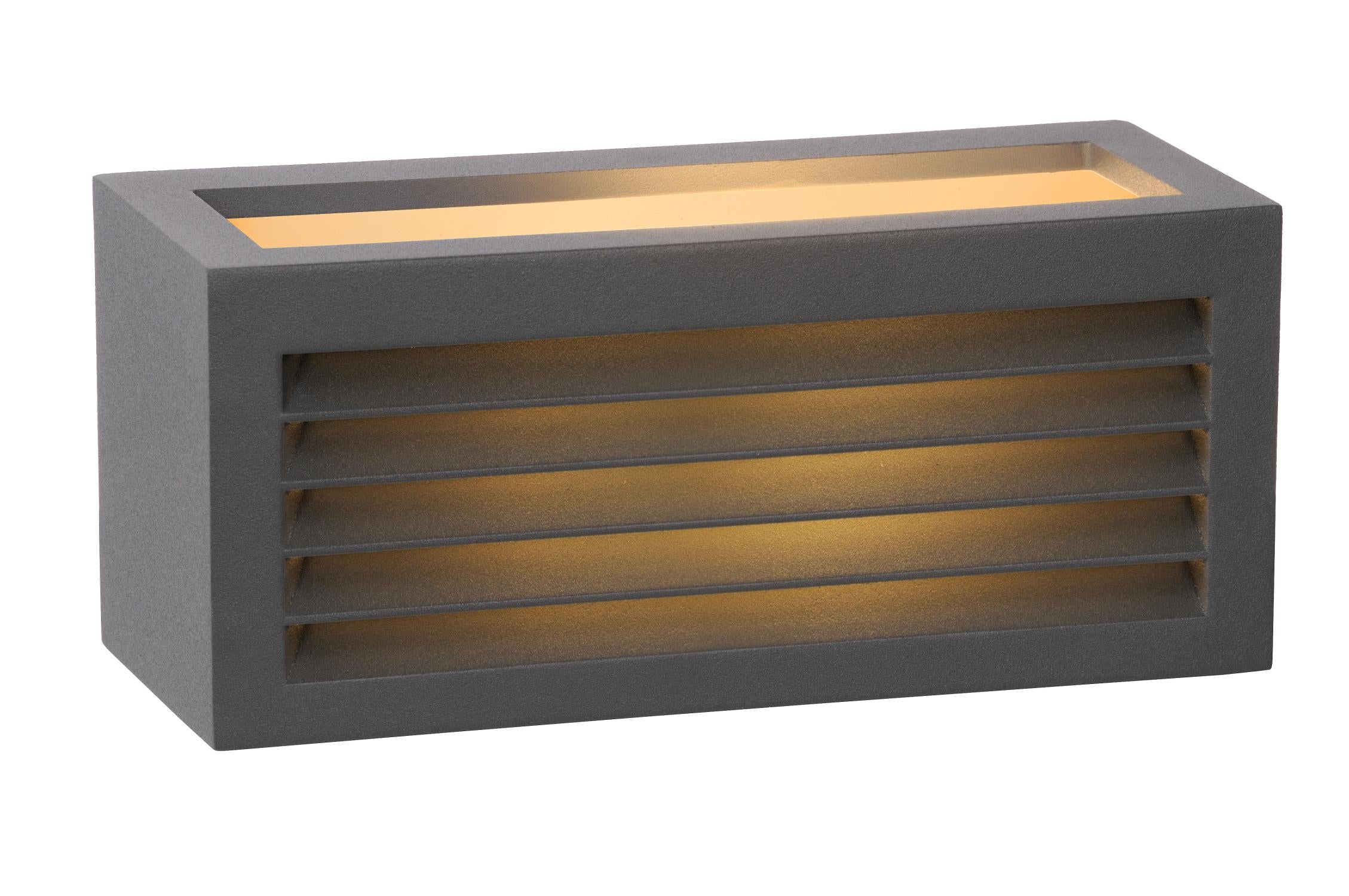 DIMO - Wandlamp Binnen/Buiten - 1xE27 - IP54 - Antraciet