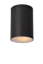 TUBIX - Spot plafonnier Intérieur/Extérieur - Ø 10,8 cm - 1xE27 - IP54 - Anthracite