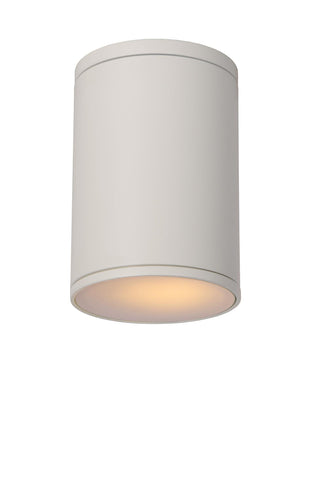 TUBIX - Spot plafonnier Intérieur/Extérieur - Ø 10,8 cm - 1xE27 - IP54 - Blanc