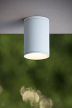 TUBIX - Spot plafonnier Intérieur/Extérieur - Ø 10,8 cm - 1xE27 - IP54 - Blanc