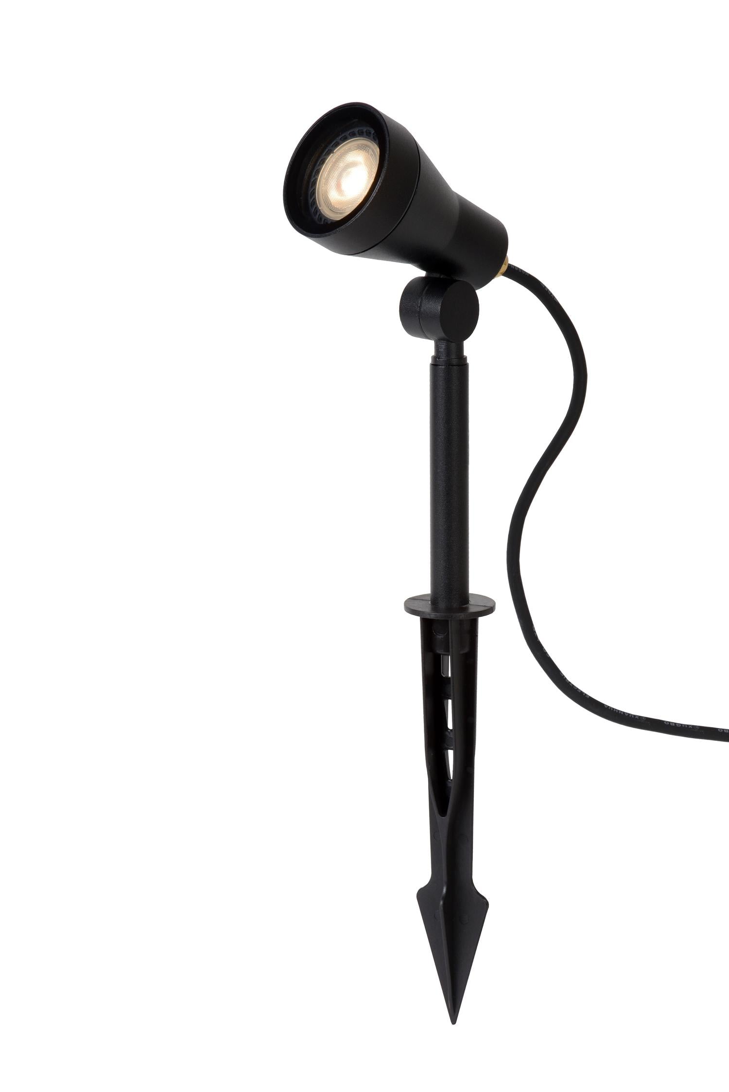 SPIKE - Garden spot - Ø 6.5 cm - LED Dimmable - GU10 - 1x5W 3000K - IP54 - Black