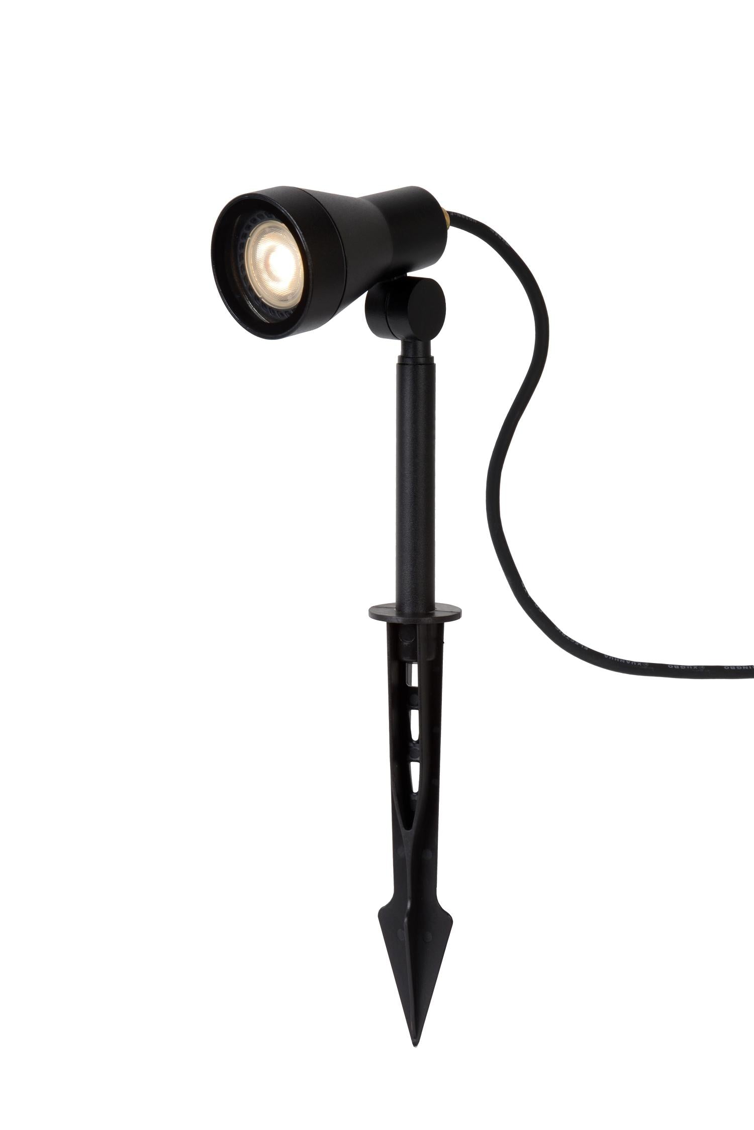 SPIKE - Garden spot - Ø 6.5 cm - LED Dimmable - GU10 - 1x5W 3000K - IP54 - Black