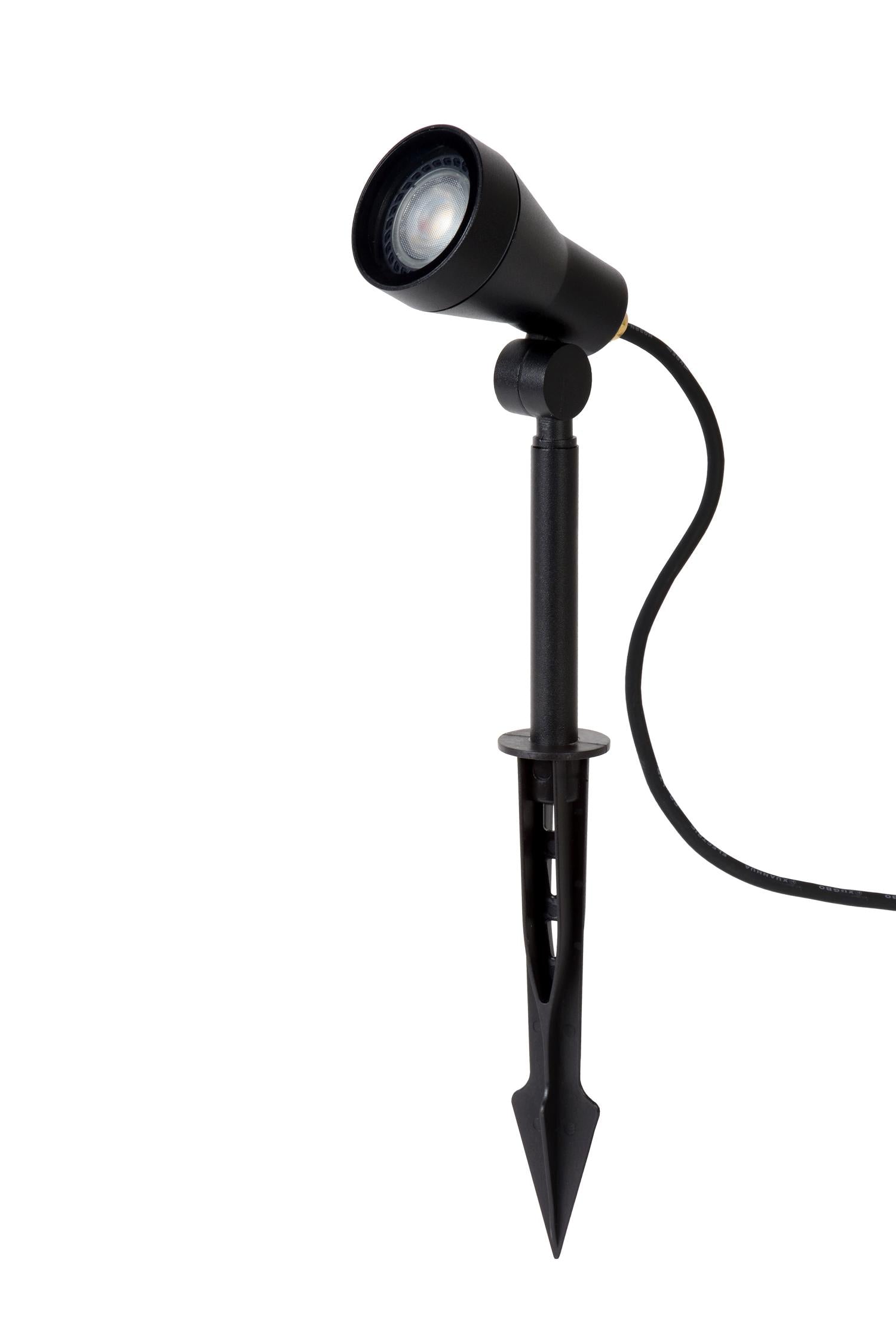 SPIKE - Garden spot - Ø 6.5 cm - LED Dimmable - GU10 - 1x5W 3000K - IP54 - Black
