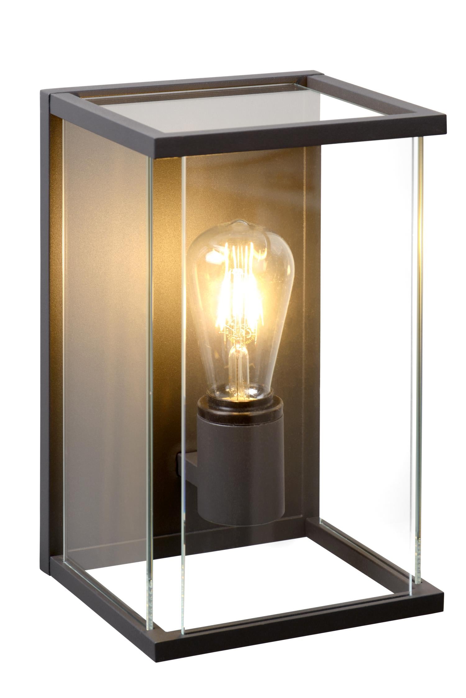 CLAIRE - Wandlamp Binnen/Buiten - 1xE27 - IP54 - Antraciet