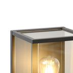 CLAIRE - Wandlamp Binnen/Buiten - 1xE27 - IP54 - Antraciet