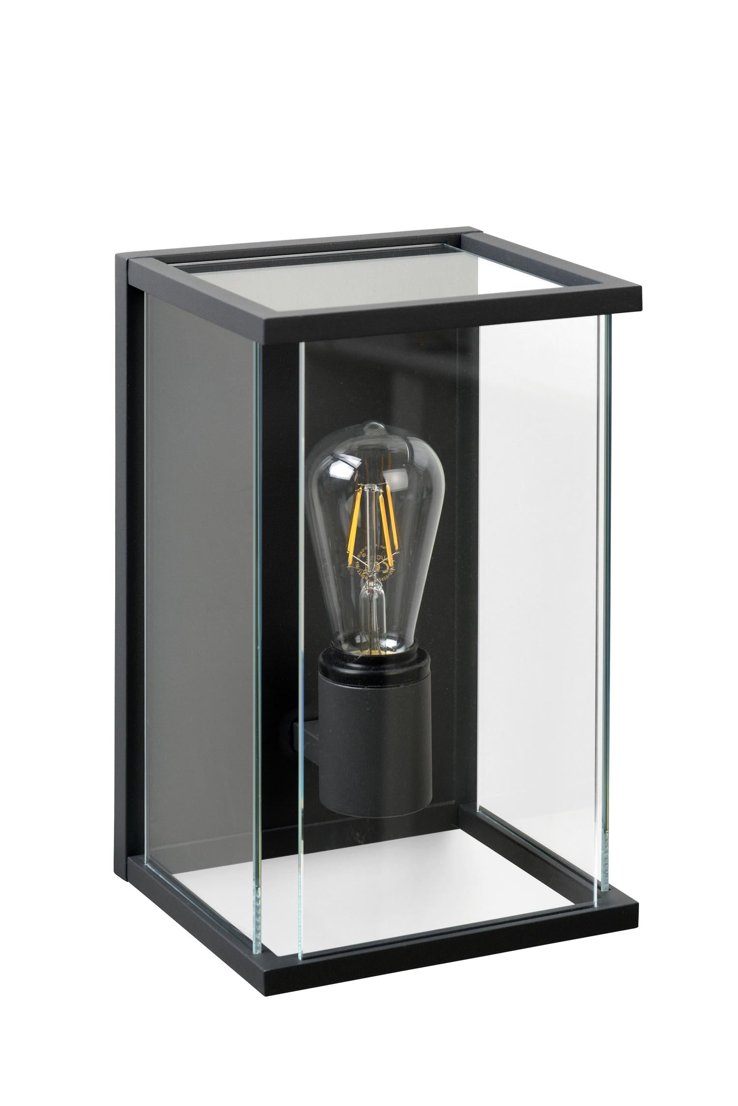 CLAIRE - Wandlamp Binnen/Buiten - 1xE27 - IP54 - Antraciet