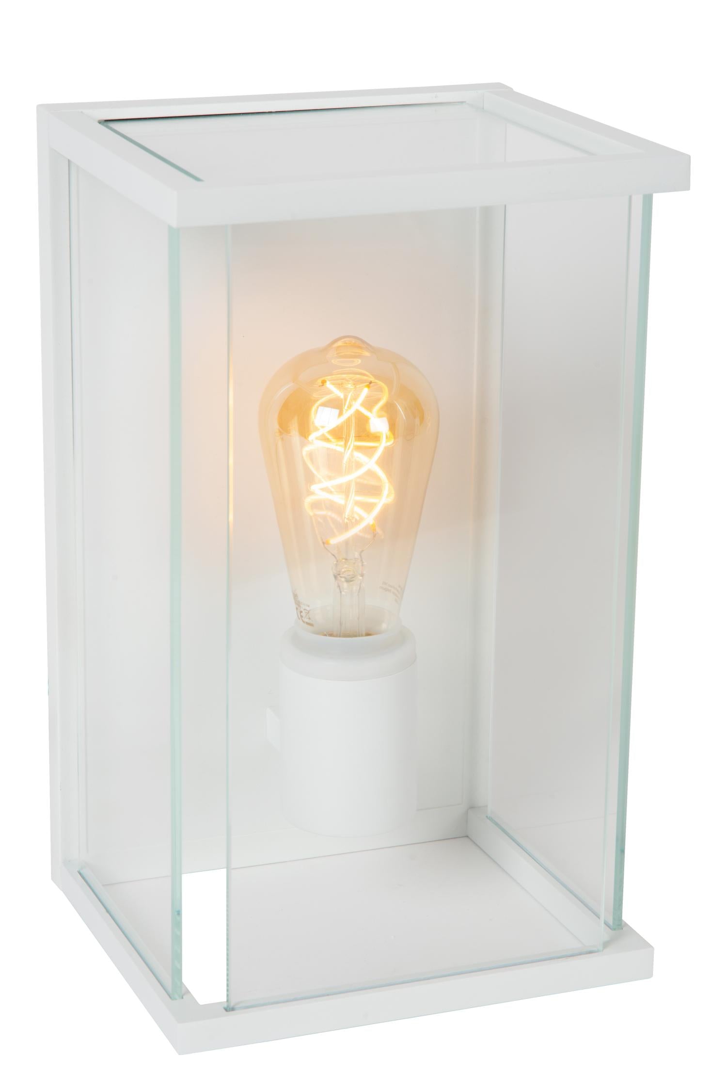 CLAIRE - Wandlamp Binnen/Buiten - 1xE27 - IP54 - Wit