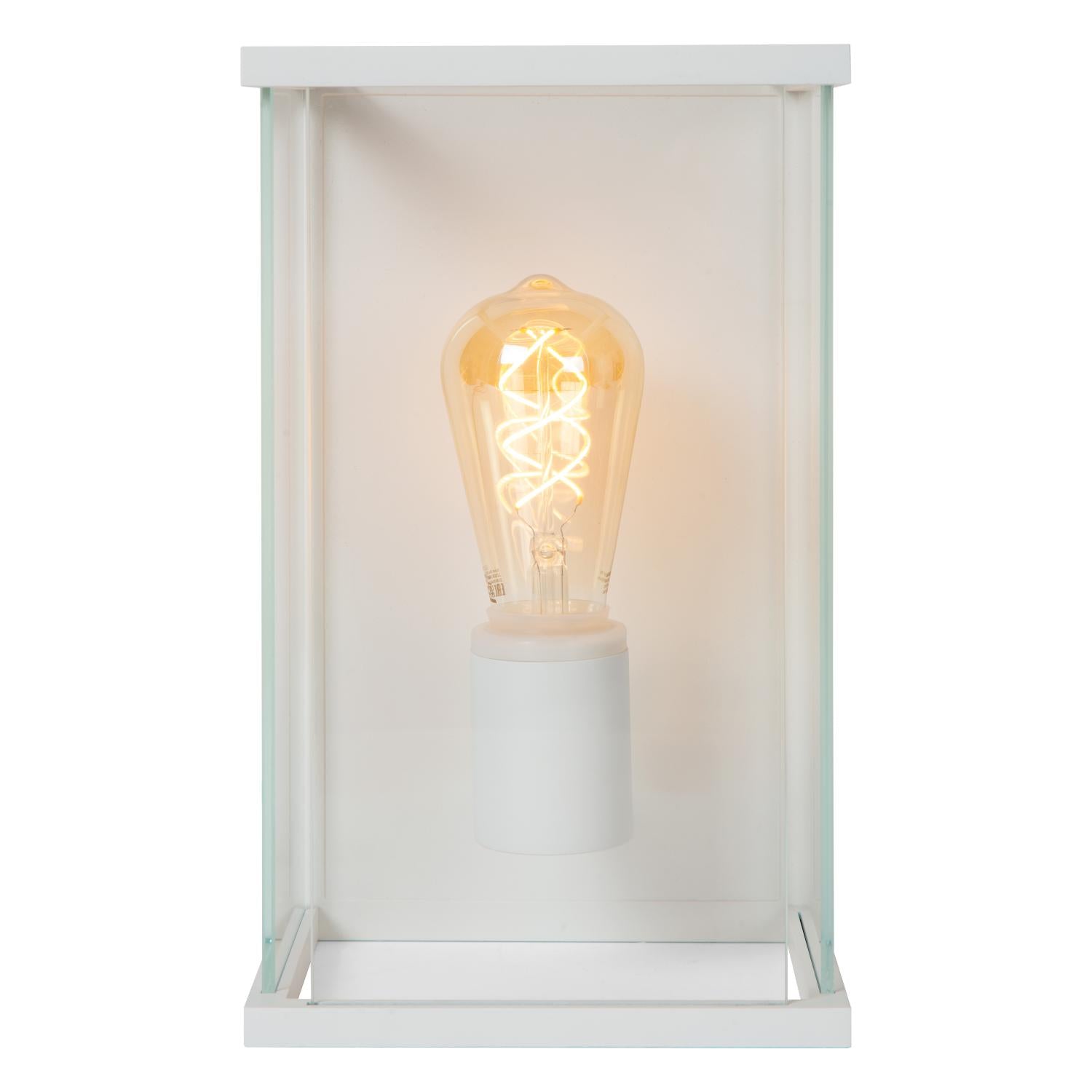 CLAIRE - Wandlamp Binnen/Buiten - 1xE27 - IP54 - Wit