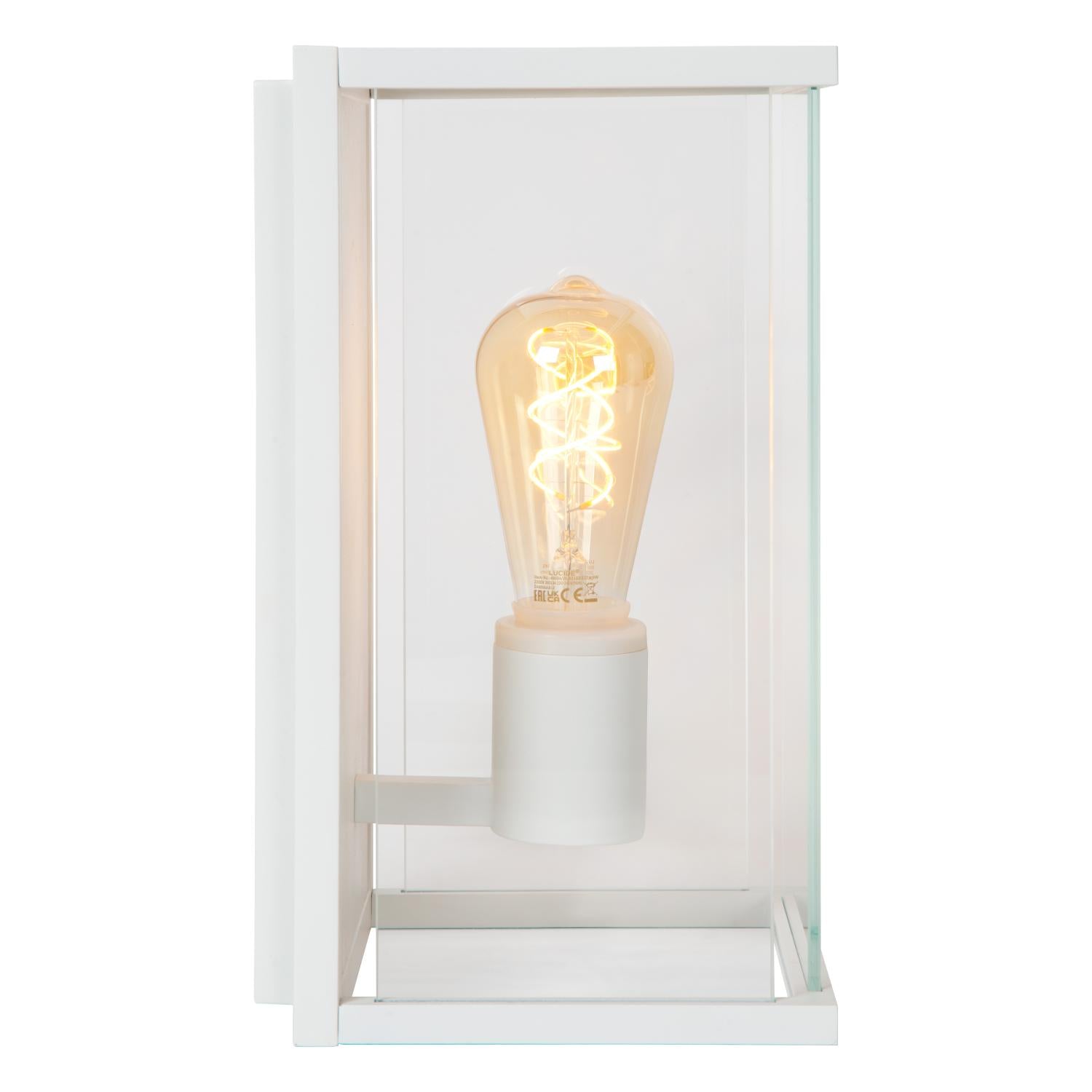 CLAIRE - Wandlamp Binnen/Buiten - 1xE27 - IP54 - Wit