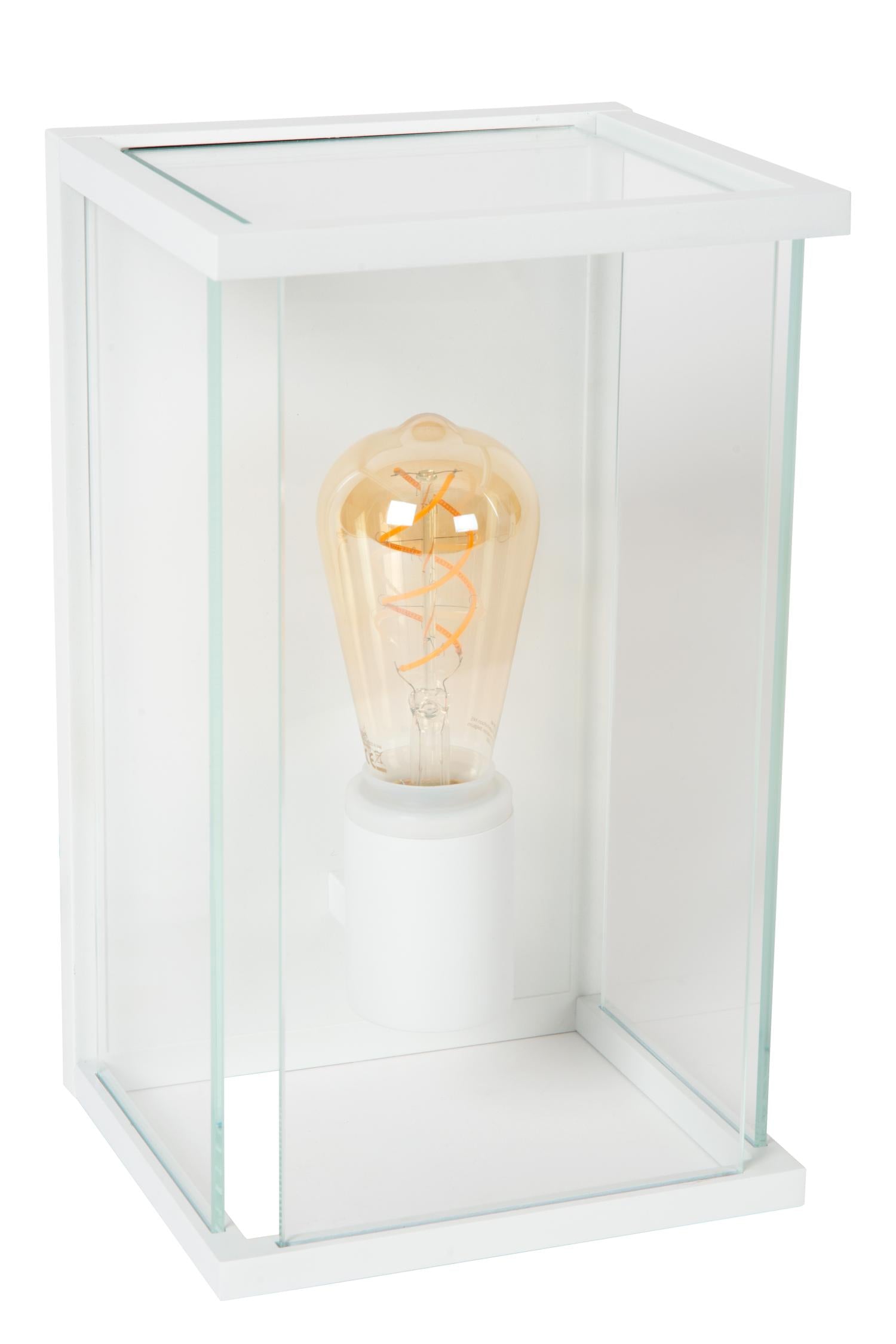 CLAIRE - Wandlamp Binnen/Buiten - 1xE27 - IP54 - Wit