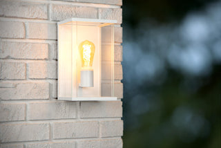 CLAIRE - Wandlamp Binnen/Buiten - 1xE27 - IP54 - Wit
